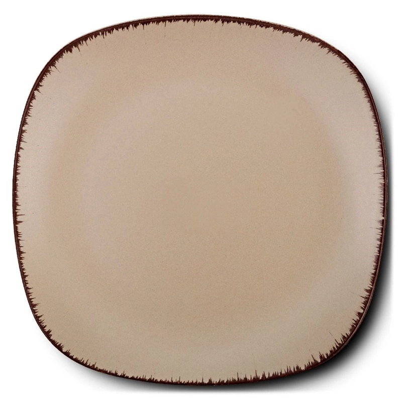 Talerz deserowy ceramiczny kwadratowy SUGAR 20 cm